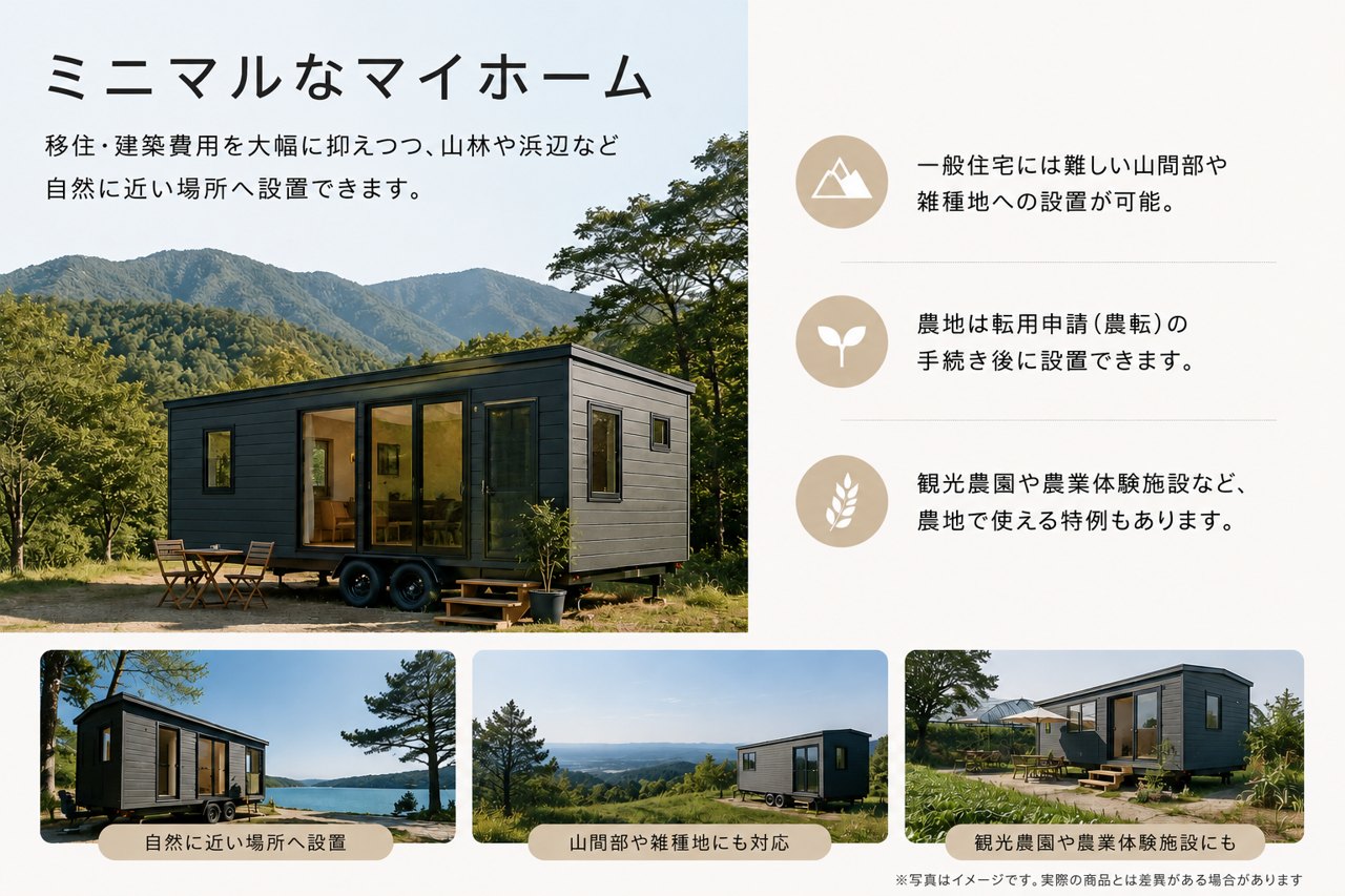 トレーラーハウスのある新しい暮らし 1